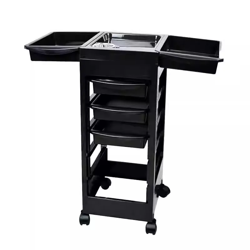 

Nordic Beauty Salon Rolling Cart Barber Shop Drawers Storage Creativity Trolley Utility Salon Furniture Carrinho Multiuso FYST