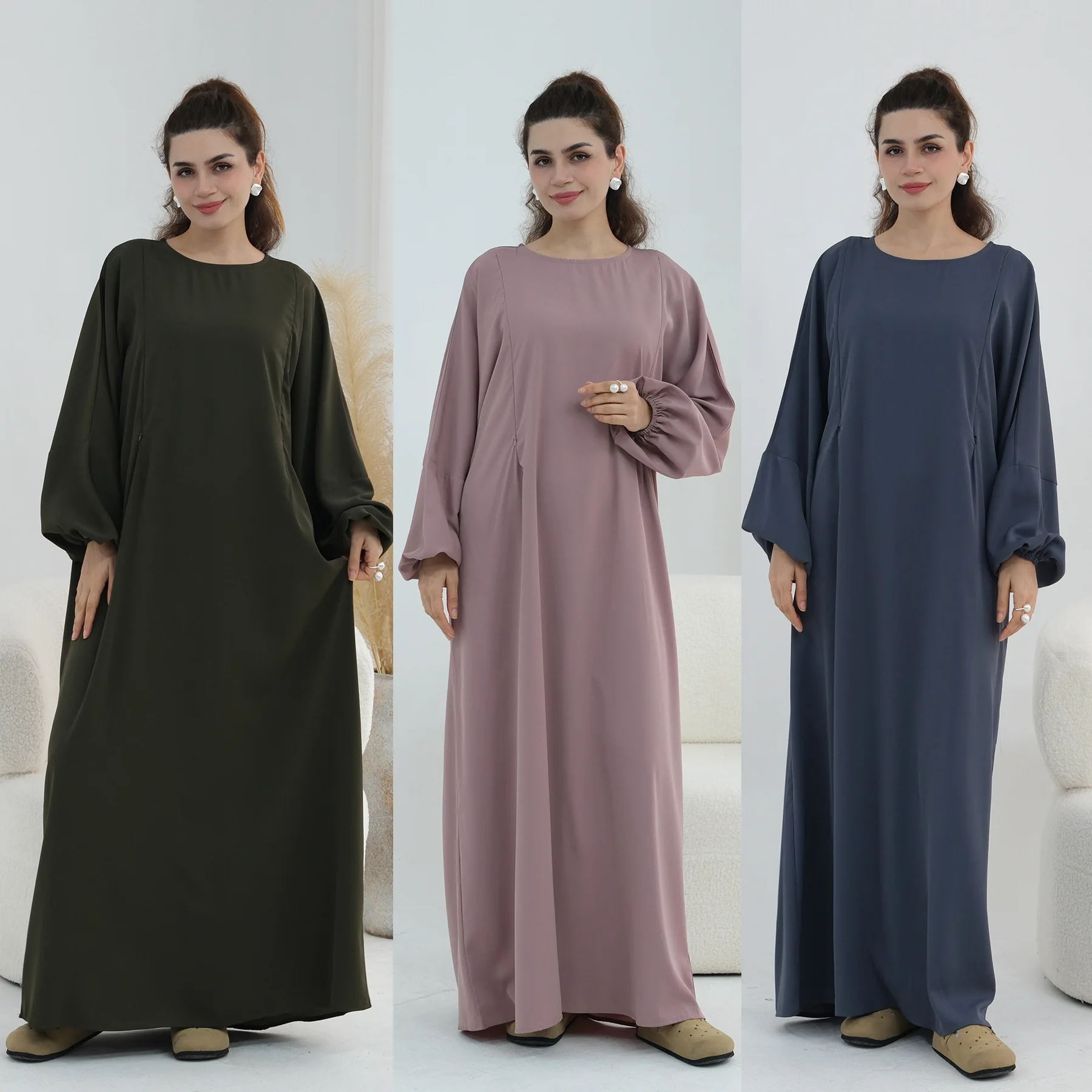 

Breastfeeding Abayas for Women Muslim Maxi Dress Dubai Kaftan Turkey Robe Arab Islam Clothing Eid Ramadan Abaya Caftan Jalabiya