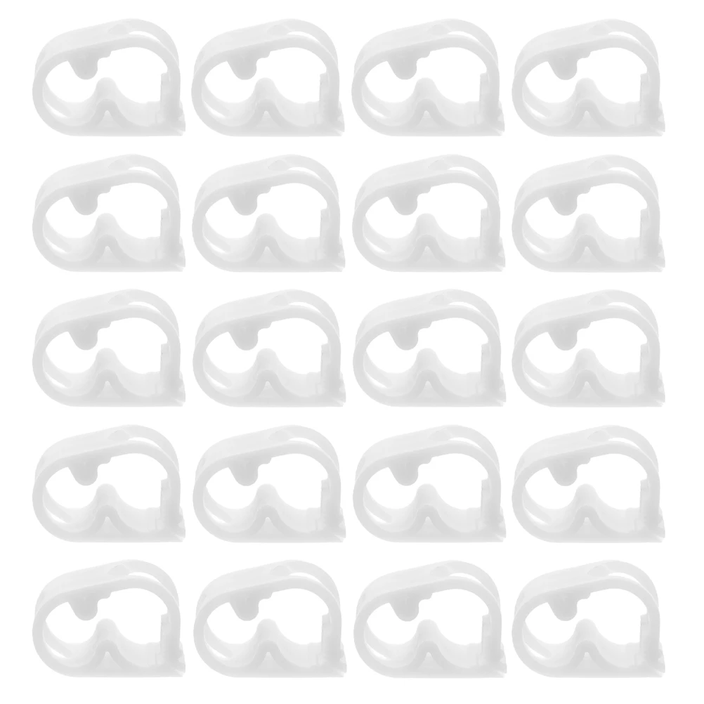 

20 Pcs Flow Control Tube Clamp Lab Water Hose Stop Adjustable Clamps Compact Clip Valve Pinch Shut off
