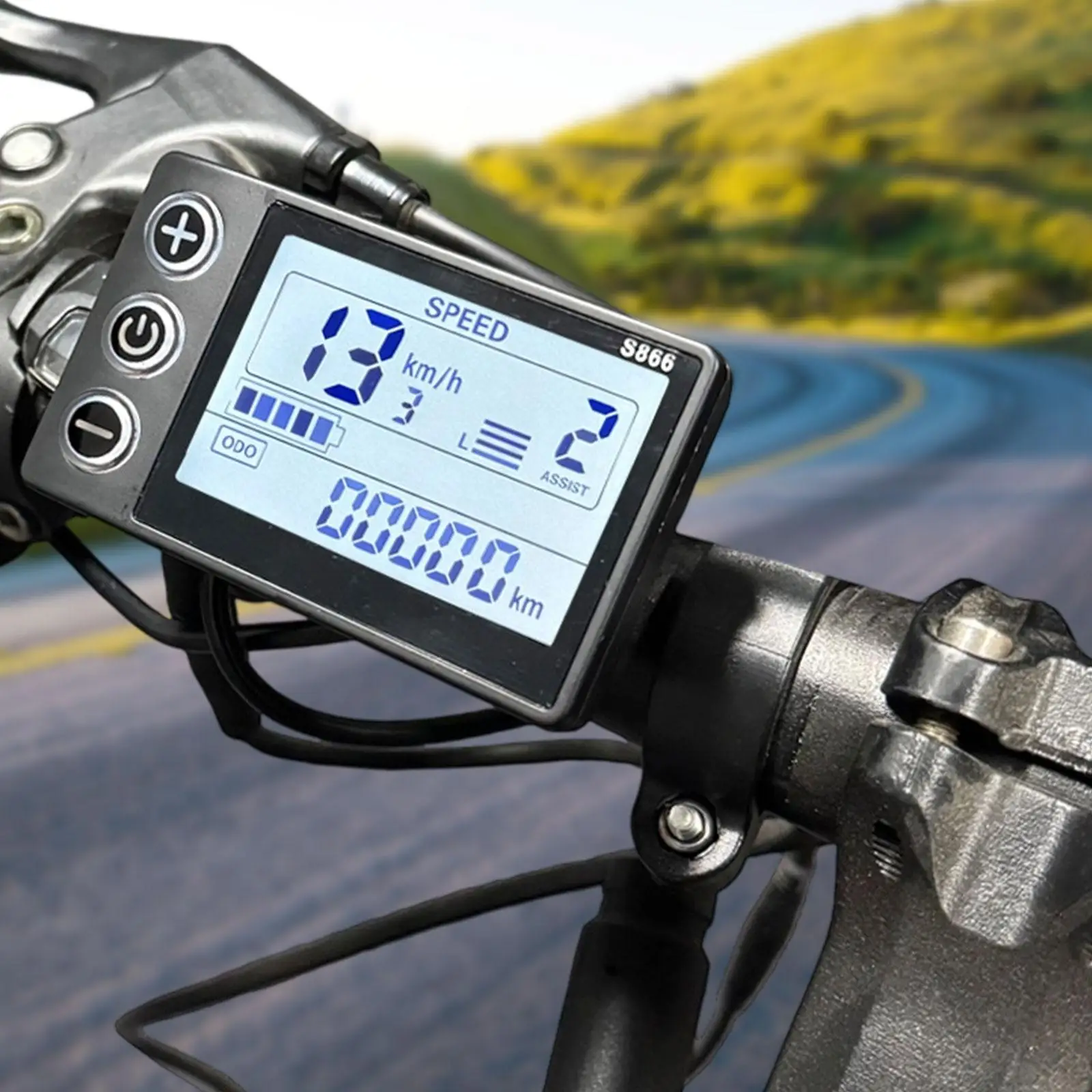 

S866 Электрический велосипедный ЖК-дисплей, ремонт велосипедного спидометра, одометра