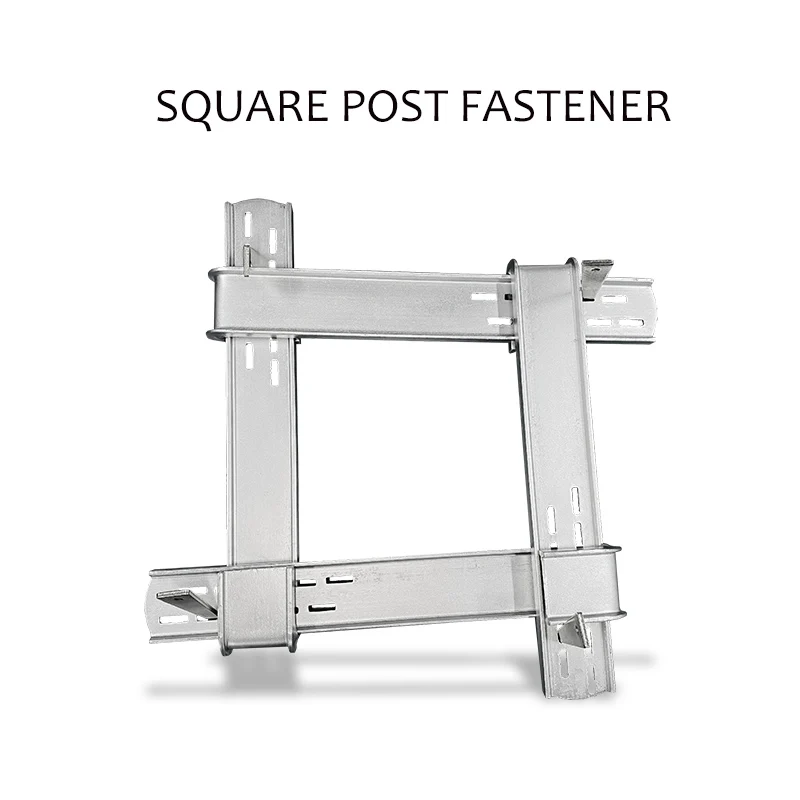 Square Column Buckle Galvanized Surface Beam Fixture Building Construction High Quality 1PCS