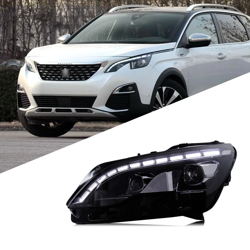 

Подходит для Peugeot 4008LED фара в сборе, модифицированный светодиодный стример, указатель поворота, дневные ходовые огни 5008, ксеноновые фары