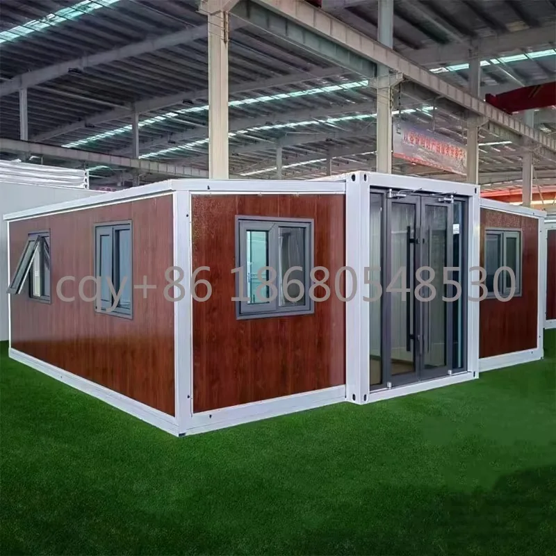 UU Customized 20ft 40ft Portable Garage Movable Container House Expandable Warehouse Prefabricated Roller Office Sandwich Panel