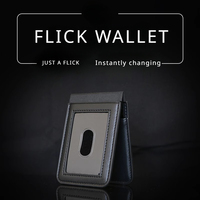 Flick Wallet Accessory by Tejinaya Magician Wallet Close Up Street Illusions Magic Tricks Porps Comedy Gimmick Mentalism