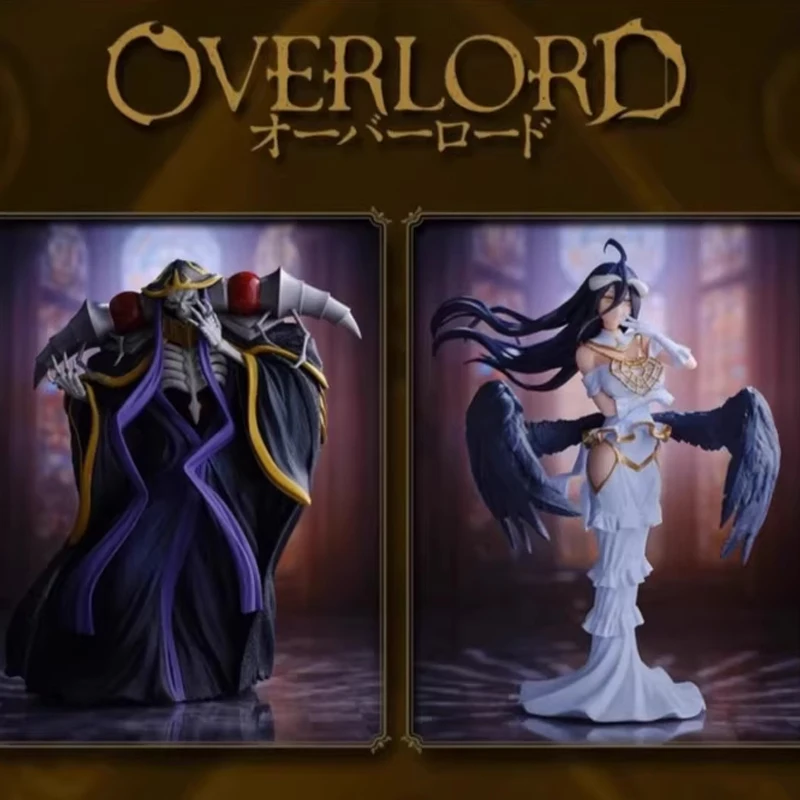 Spedizione veloce Bandai BANPRESTO Overlord Albedo Ainz Ooal Abito Scheletro Re Anime Modello originale Giocattolo Action Figure Regalo per bambini