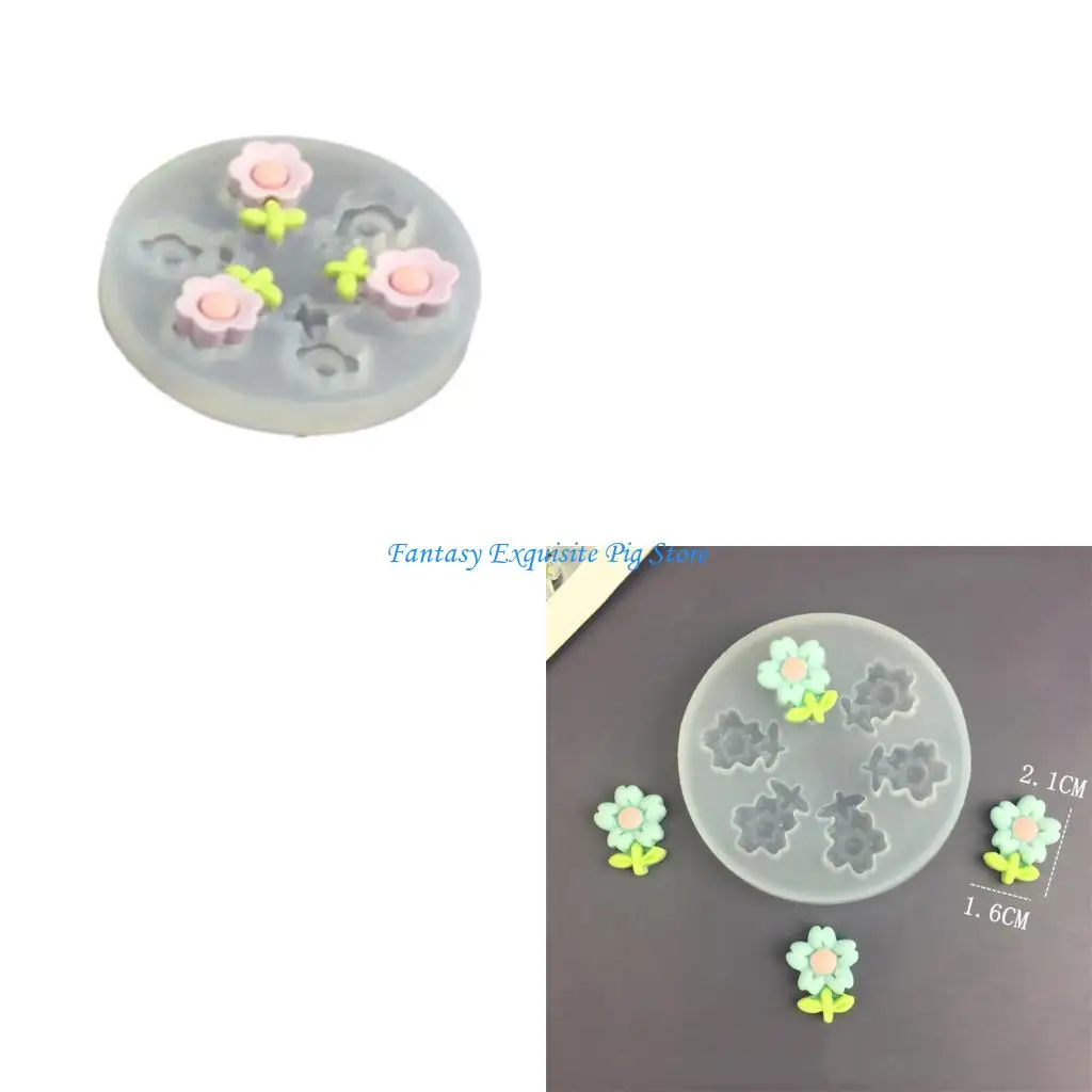 

Professional Fondant Mould Set With Flower Pattern Sturdy Safe Silicone Materials
