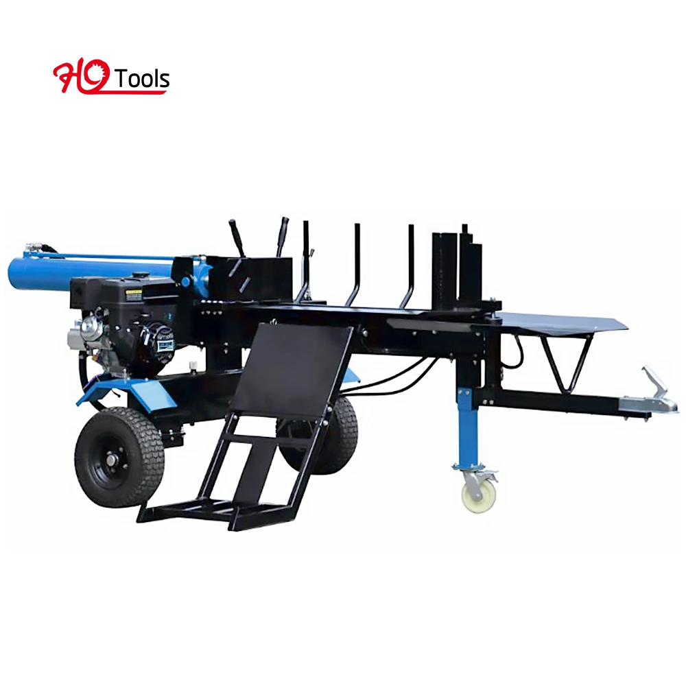 

35 Ton Automatic Firewood Processor Log Splitter With Hydraulic Log Lifter Arm and Hydraulic Adjust Cross Knife