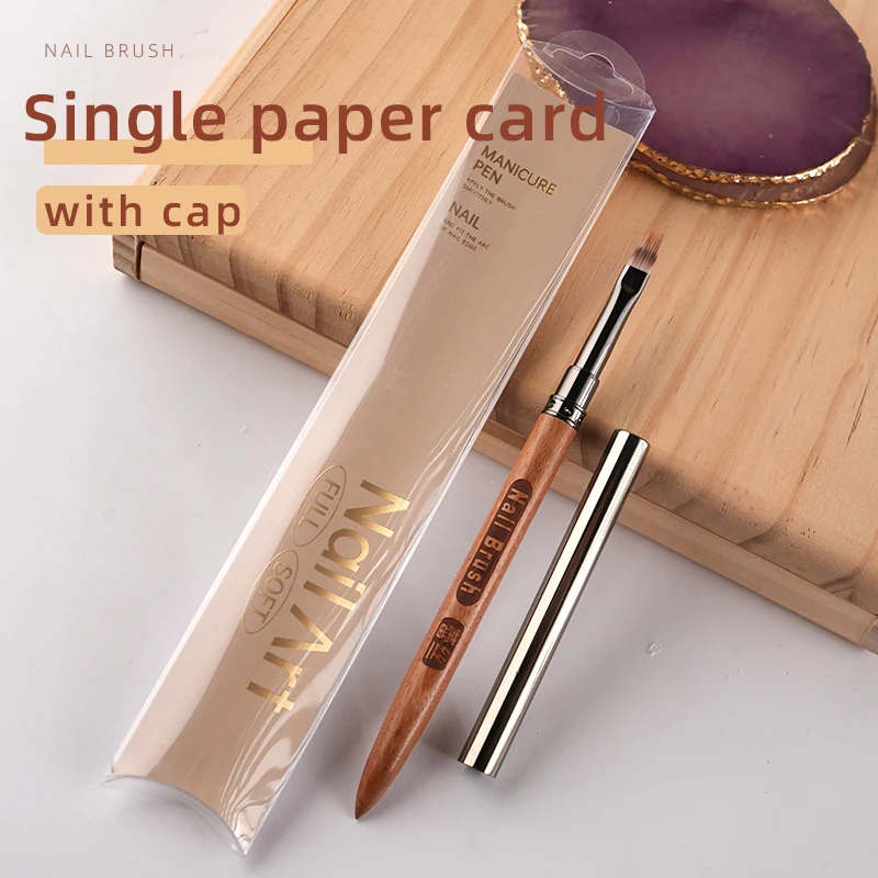13pcs Nail Brushes Sandalwool Rods Glue Sticks Manicure Tools for Gel Dipper Acrylic Nail Art Triangle Liner Brush Wholesale