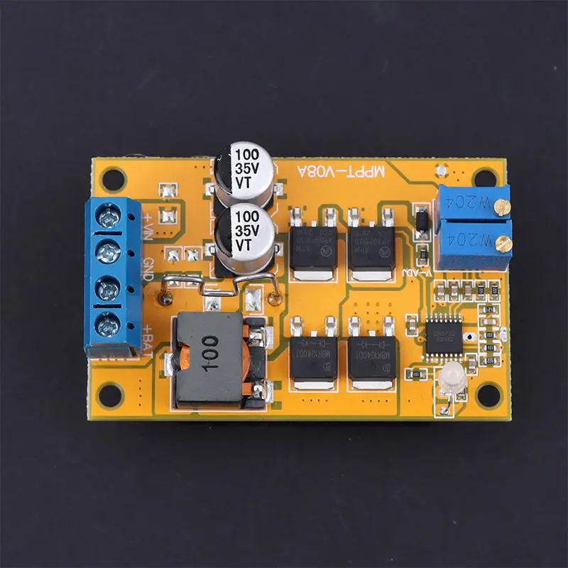 1/2/3 Uds 8-28V 9V controlador de carga Solar-5A 100W MPPT interruptor automático Panel Solar accesorio regulador de carga