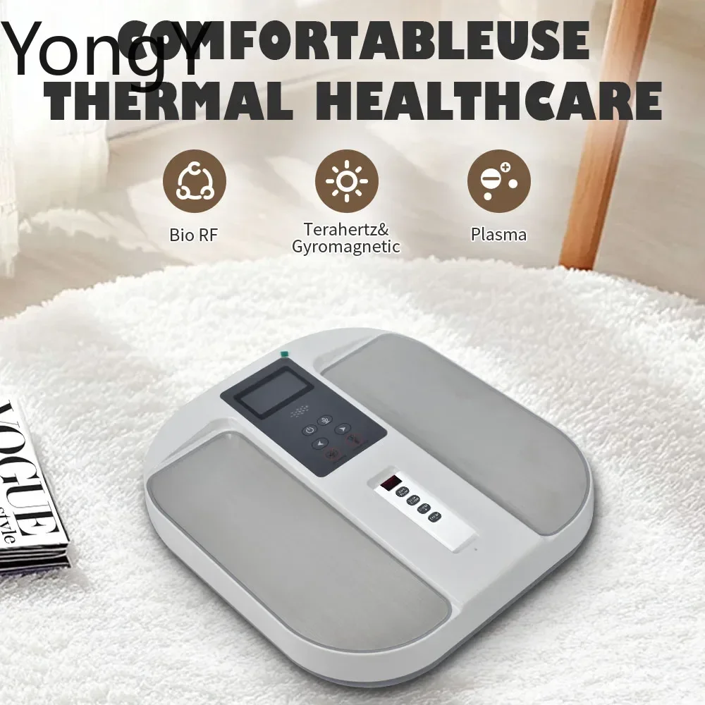 2026 Newest Terahertz Foot Massage Machine 3-IN-1 PEMF Foot Massage Multi-Functional Wrinkle Removal RF EMS For Foot Care Device