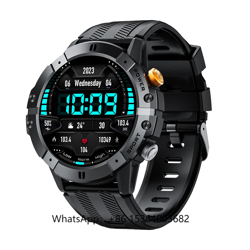 

TJXL-2025 C29 Outdoor Smartwatch Sport Heart Monitoring 1.52" Round Screen BT Call AI Assistant 10M Waterproof Smart Watch for M