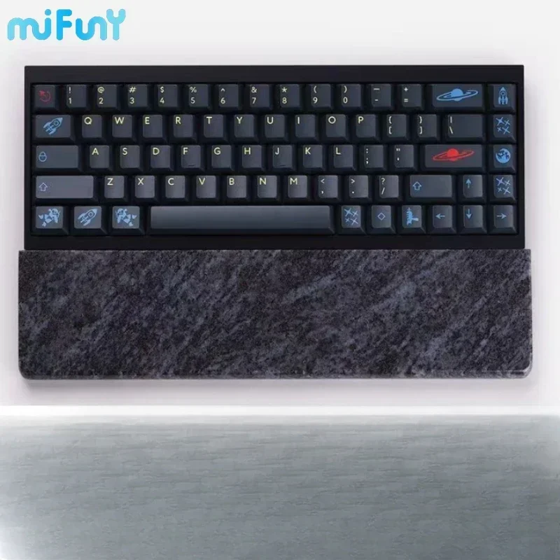 Imagem -04 - Mifuny-resto de Mão de Mármore para Teclado Mecânico Descanso de Pulso Feito à Mão Personalizado Descanso de Palma Ergonômico Escritório Jogos