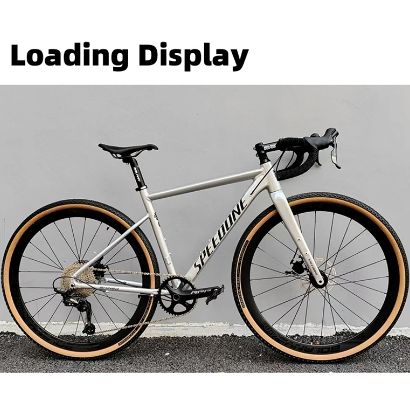 Gravel Road Bicycle Wheelset Bolany 700C Bucket Axle Disc Brake Wheel Set 40 Frames High 120 Sound Aluminum Alloy Wheelset