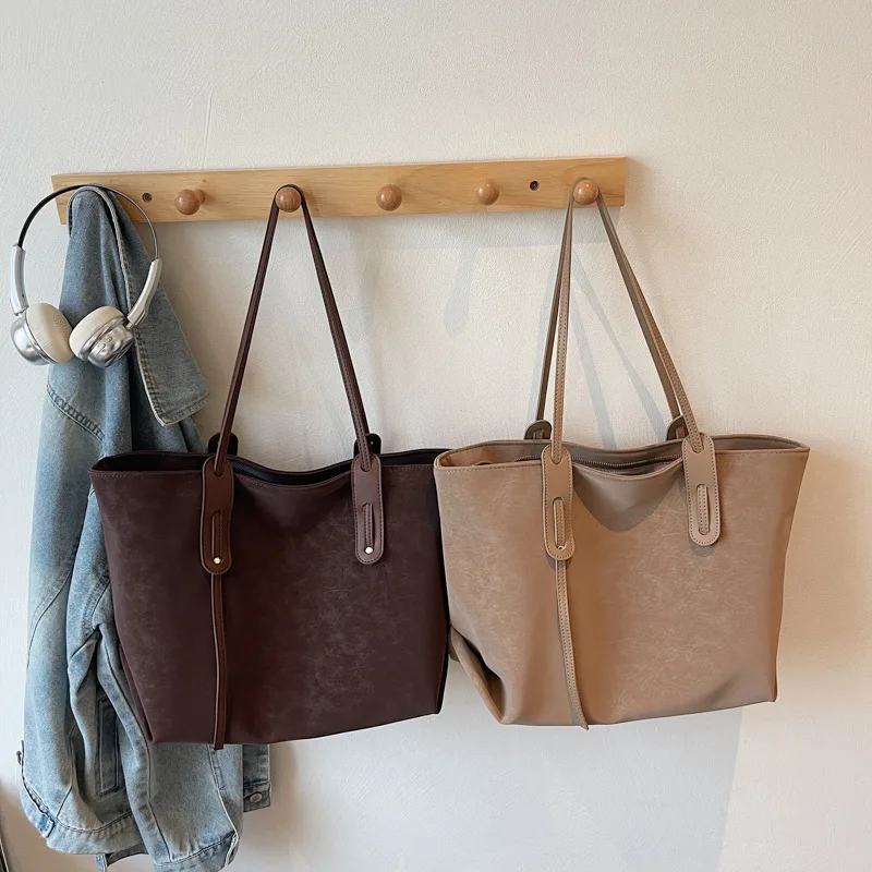 حقيبة كتف من الجلد الناعم لعام 2025، محفظة فاخرة تحت الإبط للنساء، حقيبة كروس للركاب، حقيبة بسيطة من اليوم إلى الليل، محكم #3