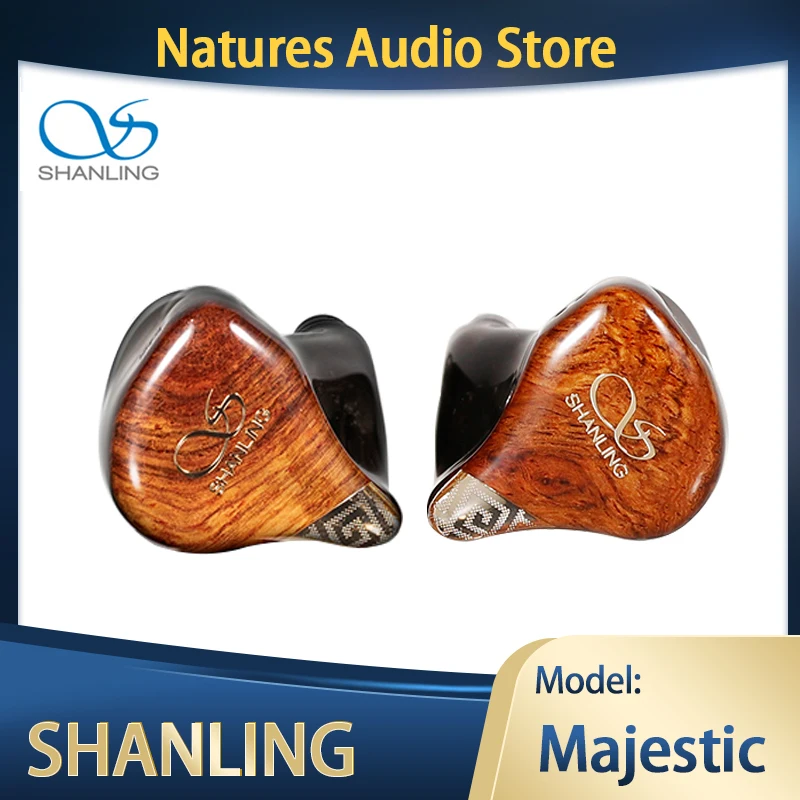 

Shanling Majestic HIFI In-Ear Earphones 2DD+6BA+4EST Hybrid Headphones Reference Grade Earbuds with Adjustable Audio Switch