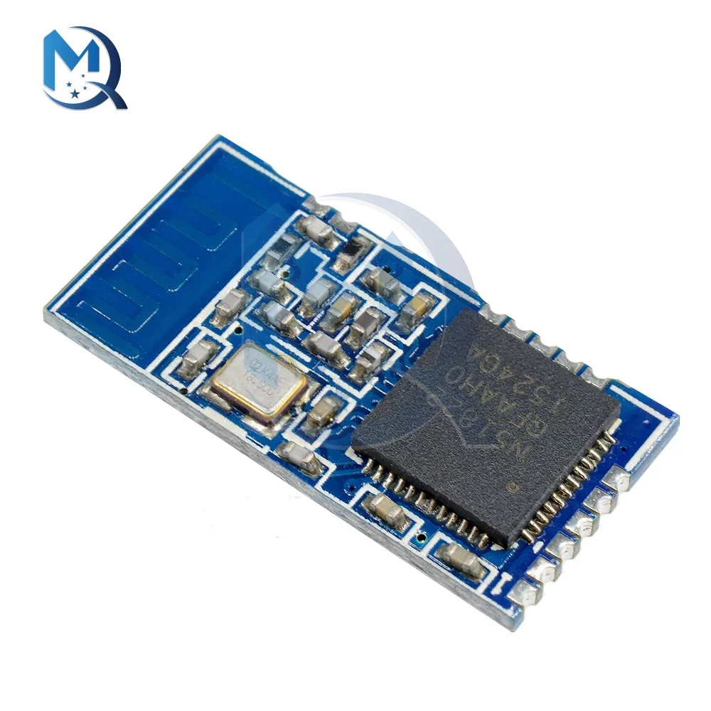 NRF51822-04 Konsumsi Daya Rendah 3.3V Mini Pada Perintah BLE 4.0 WIFI Modul Bluetooth Nirkabel TTL UART Antarmuka Cadangan