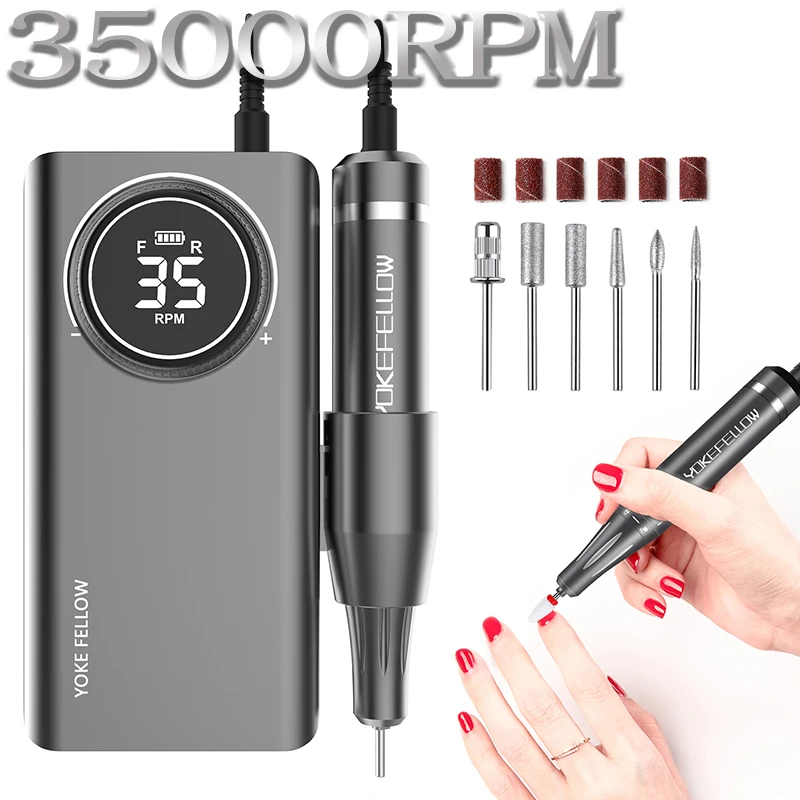 35000RPM Portable E… - image