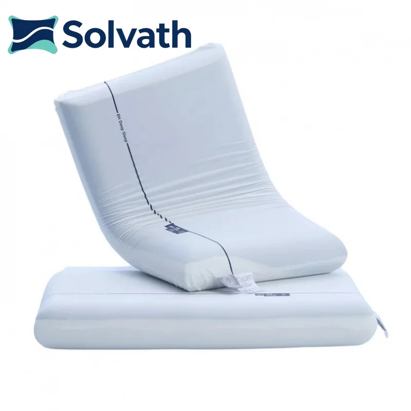 Solvath Deep Sleep PRO Slow Rebound Memory Foam Pillow Core A-Grade Non-Collapsing Pillow for Hotel & Home Use