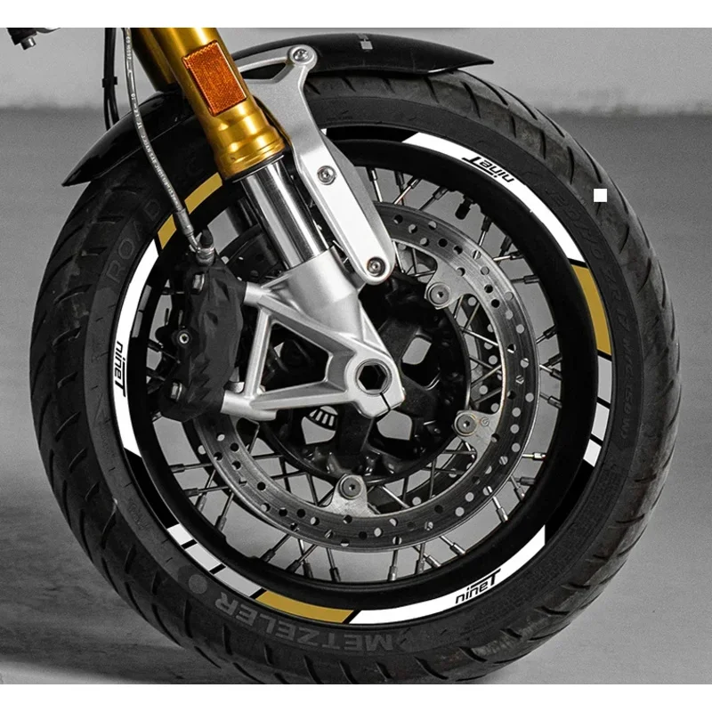 For R NineT High-Quality Reflective Motorcycle Wheel Rim Sticker