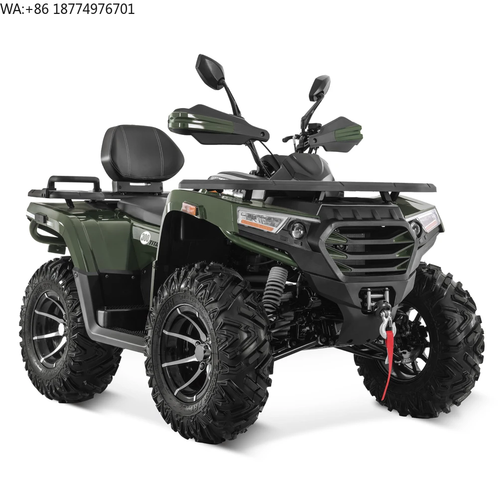 Tao Motor 2023 Nuevo Diseño Cuatrimoto ATV 4x4 300cc con Transmisión por Eje, ATV Quad Automático 4WD, Quad Bike de Gasolina/Diésel