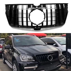 Front Grille For Mercedes Benz GL Class X164 2006-2012 GL350 GL450 GL500 GL550 GT Black/Silver Upper Bumper Hood Mesh Grill Grid