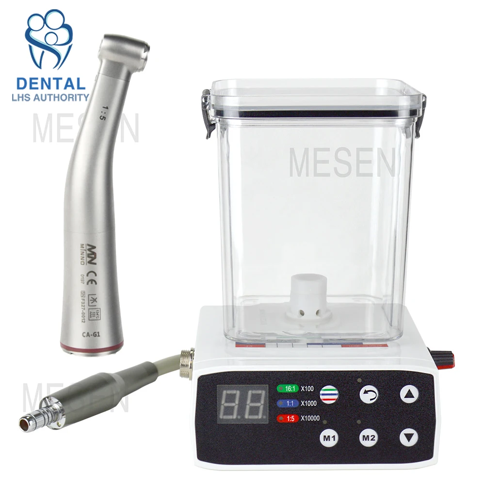 Dental Brushless Led Micro Motor Electric Machine Set Internal Water Spray E-type Contra Angle Handpiece Clinical Equipment