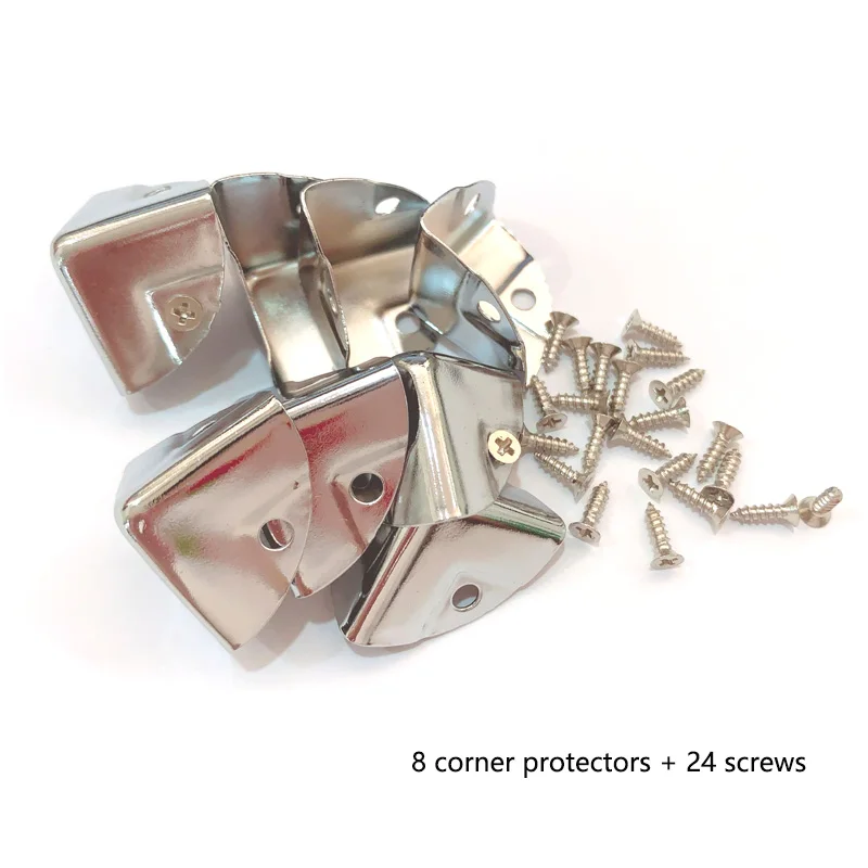 4-8 pezzi argento armadio bagagliaio protezione angolare mobili custodia scatola angolare decorativa