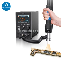 JCID AiXun H310D H312 Smart Hot Air Gun BGA Rework Station 1000W Heat Gun 3.5 inch IPS HD Display For Nand Cpu Welding Repair