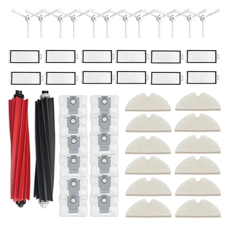 

Набор для робота-пылесоса Roborock Q8 Max / Q8 Max +, основная боковая щетка, HEPA фильтр, тряпка для швабры, тряпки, мешки для пыли