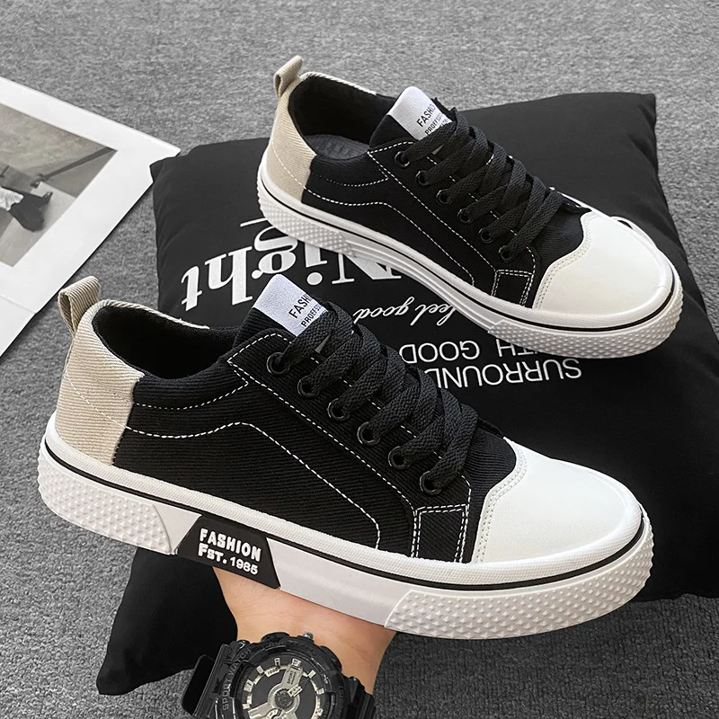 أحذية رياضية كاجوال للرجال موضة الأزرق حذاء قماش رجالي تنفس تنوعا أحذية التزلج للرجال حجم كبير 46 أحذية رياضية