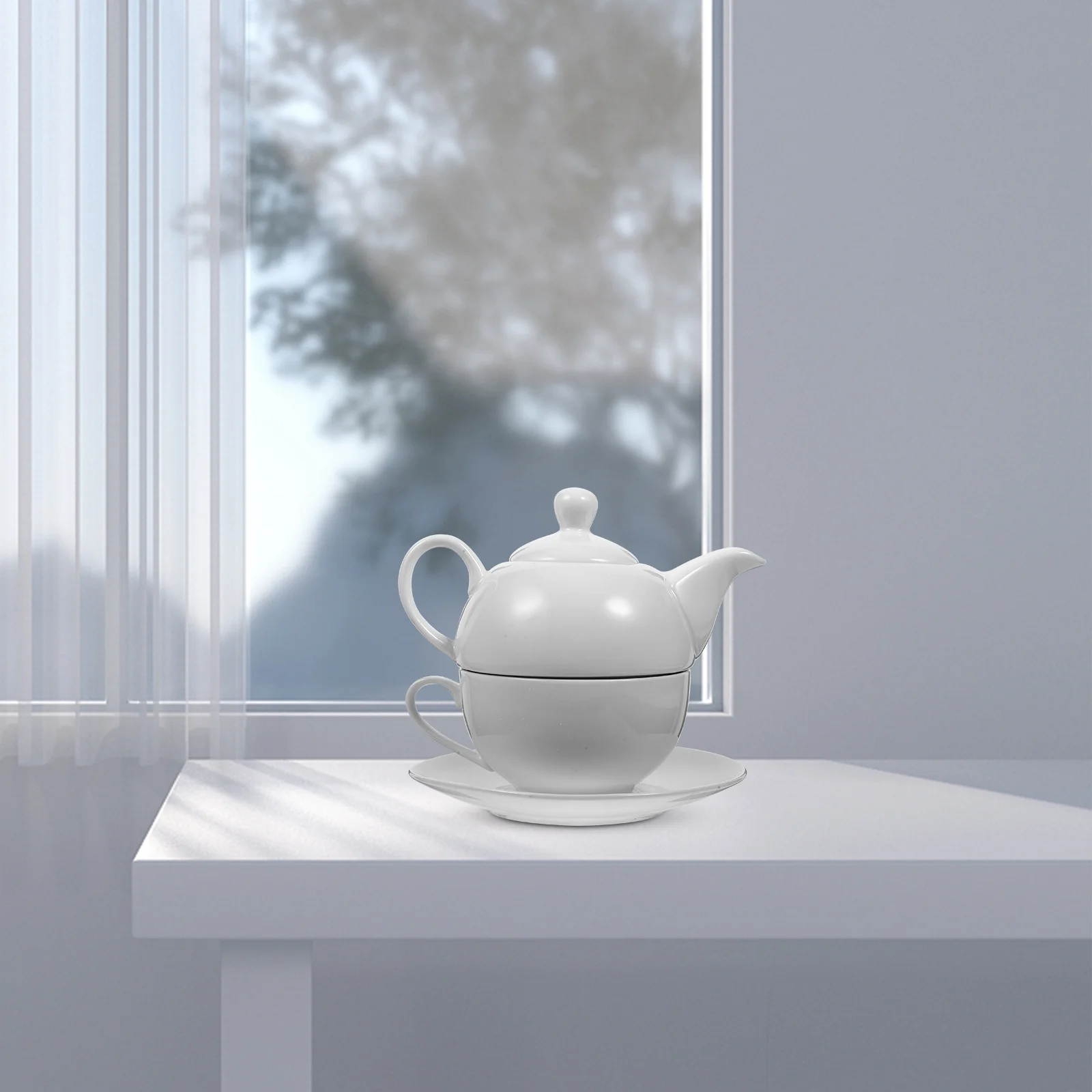 

1Set Ceramic Tea Set Porcelain Coffee Pot Kit Household Teaware for Home Tea Ceremony Accessories Coffee Pot
