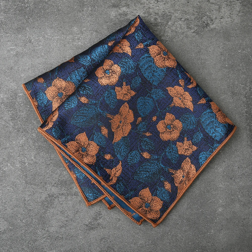 Men's Floral Pocket Square, Wedding & Party Accessory