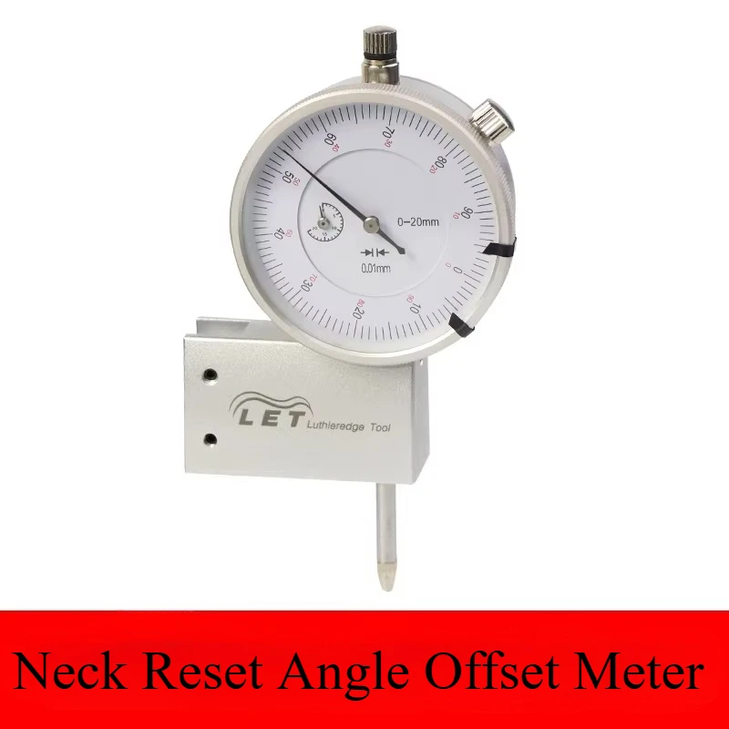 Guitar Neck Reset Angle Offset Measuring Meter  Dial Indicator  Acoustic Guitar String Action Guitar Making and Repair Tools