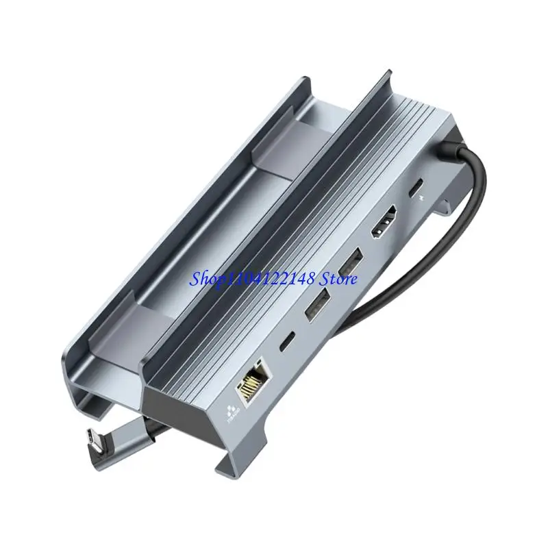 

P9FA USB C Adapters 6 Port HDTV PD100W Charging For Pad And Computers