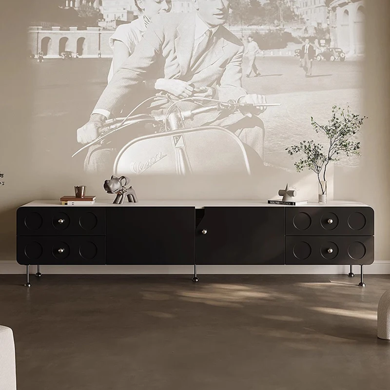 

ZLuxury Modern Tv Stands Living Room Cabinets Retro Salon Wall Storage Tv Table Movies Designer Muebles Para Tv Unique Furniture