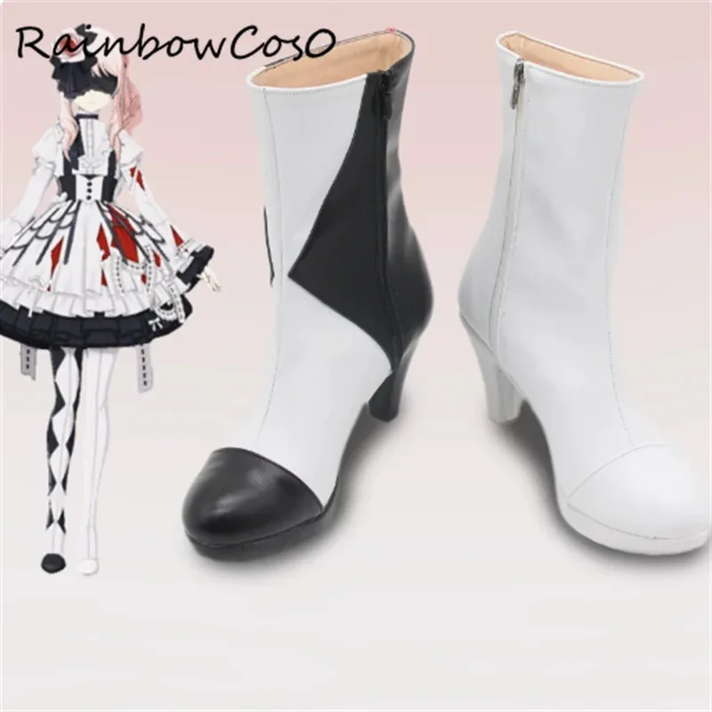 

Akiyama Mizuki Amia Обувь для косплея Сапоги Игра Аниме Карнавал Вечеринка W4393