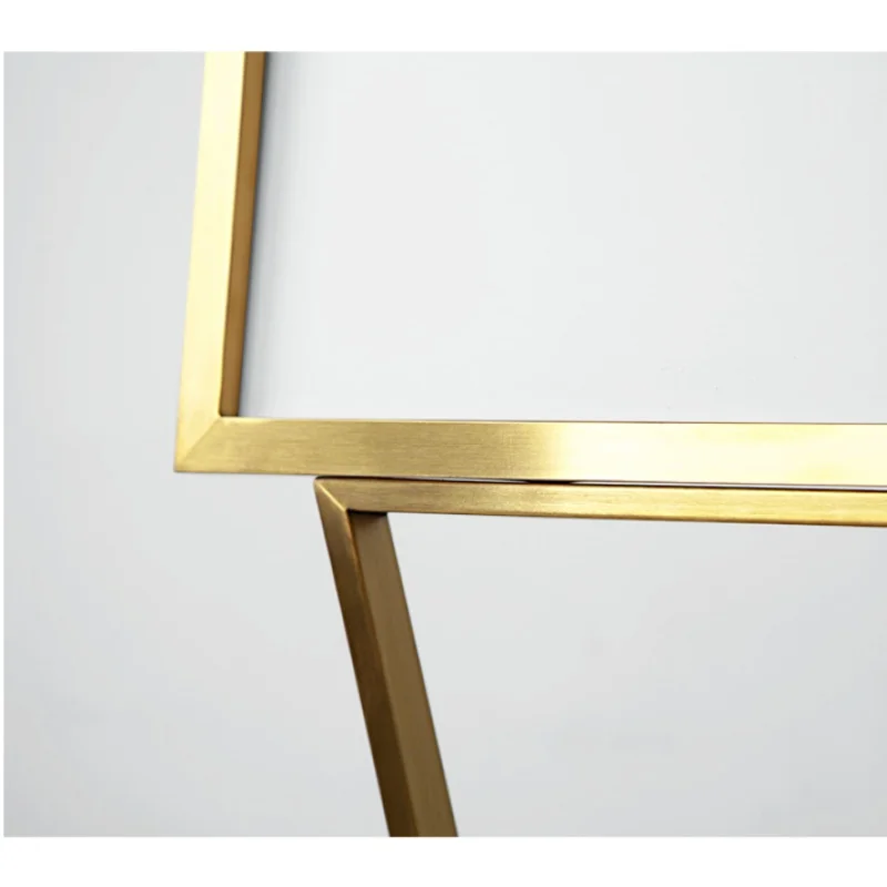 custom，Unique Adjustable Assembly Iron Frame Sign Stand Advertising Poster Stand for Display