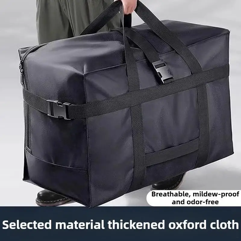 Aufbewahrungstasche aus Oxford-Gewebe, Verstärkte Große Kapazität, Umzugstasche, Kleidung, Decken, Sortierung, Aufbewahrungstasche für Gepäck – Detail 1