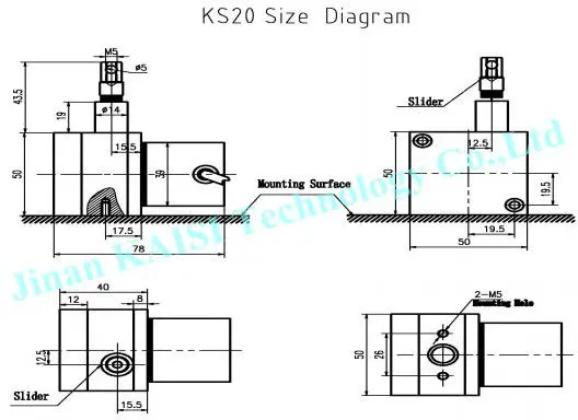 Relile Kualitas KAISI KS20-1000-02-C Optical Rotary Inkremental Encoder Pendek Cle Kawat Sensor