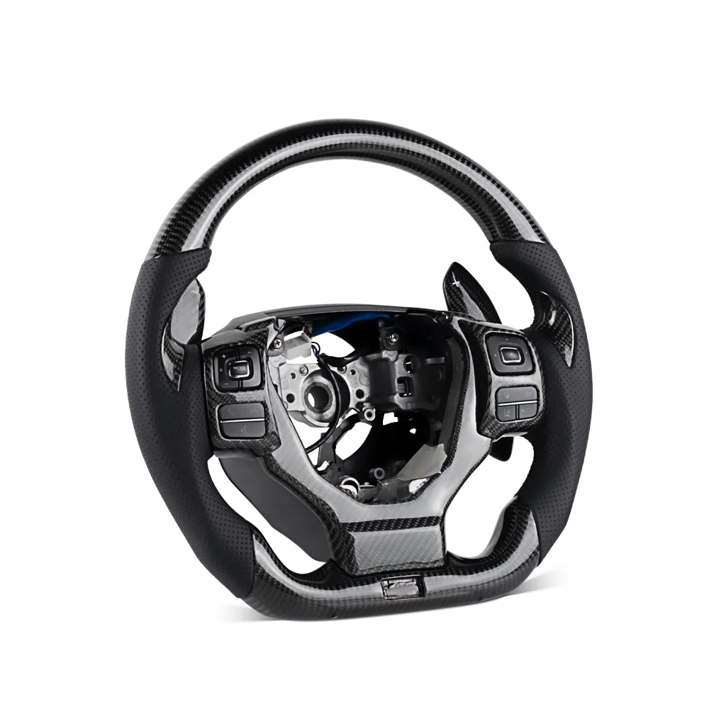 Factory Supply Carbon Fiber Steering Wheel for Lexus ES RX LX Car Racing Steering Wheel