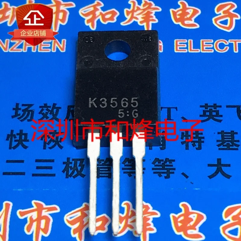 6pcs/lot K3565 2SK3565 TO-220F 900V 5A In Stock