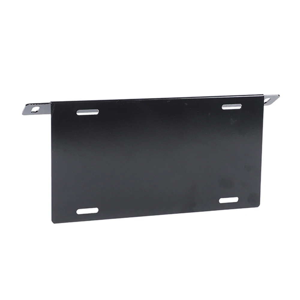 No Drilling Front License Plate Bracket for 2021-2022 Ford Bronco Iron License Plate Frame Auto Exterior Accessories
