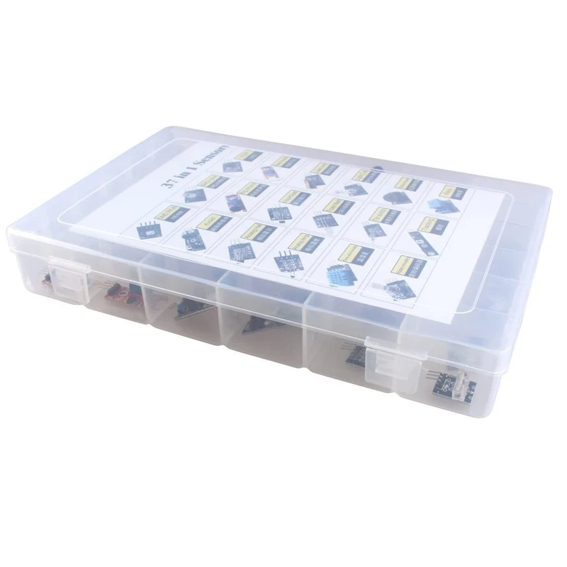 37 Sensor Assortment Kit 37 Sensor Starter Kit for Arduino Raspberry pi 37 In 1 Robot Projects Starter Kit