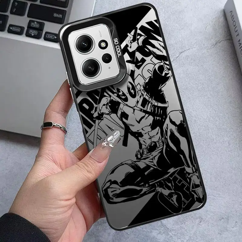 phone case for Xiaomi Redmi note 12 13 pro plus 11 10 11pro 12s 12pro 5g fundas hard shell couvres Marvel New Mutants Deadpool