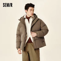 Semir Down Jacket Men Waterproof Windproof 2026 Winter New Shoulder-Fitting Outerwear Couple Down Jacket 3