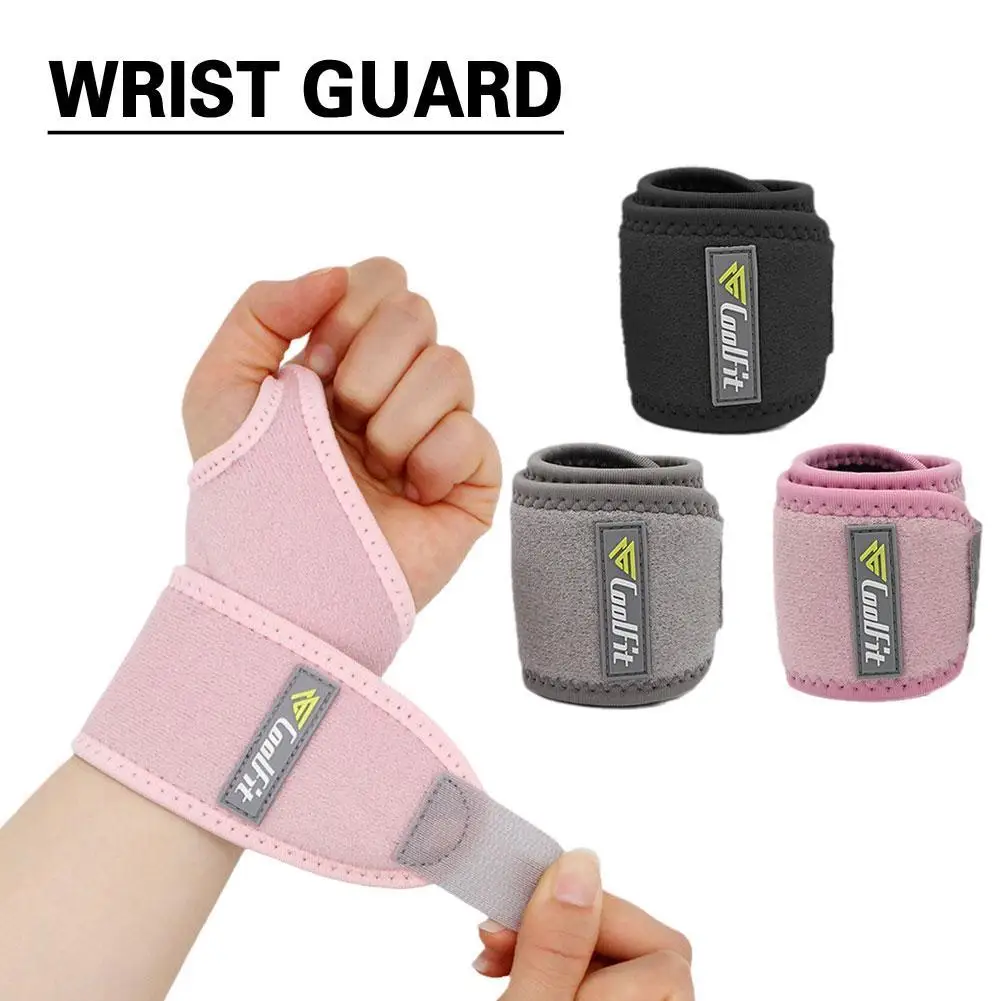 Unisex Wrist Guard Band Brace Support Carpal Tunnel Sprains Strain Gym Strap Sports Pain Relief Wrap Bandage Protective Gear