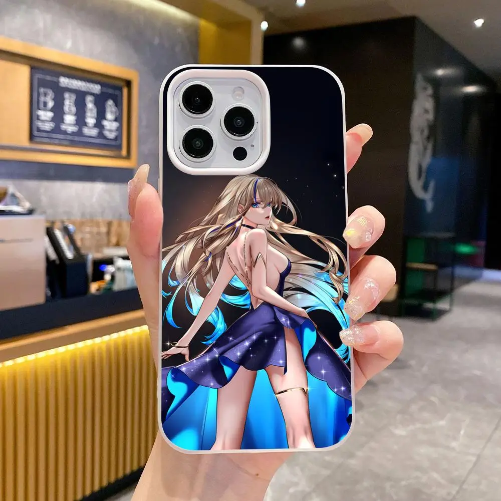 Funda Protectora para Teléfono Móvil HSR Serval Jelly de Doble Capa Blanca para iPhone 17 16 15 14 13 12 11 Air Pro Max Plus