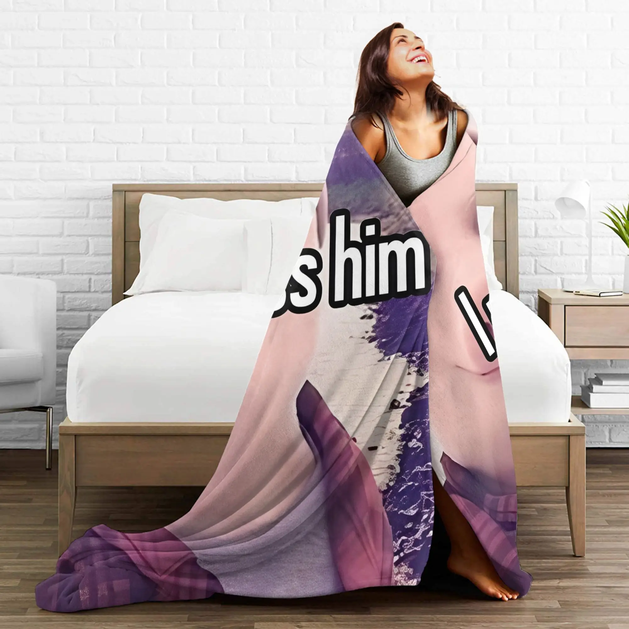 John Pork Is Calling Blanket Quality Super Soft  Bedding Throws Autumn Airplane Travel Outdoor Funny Bedspread