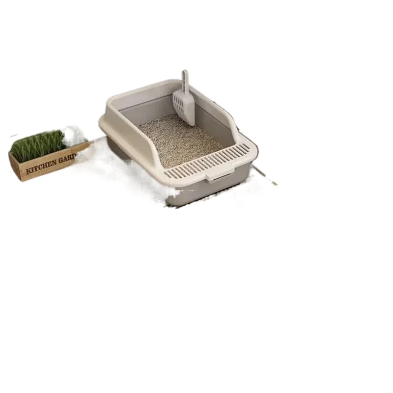 Cat Litter Mat 2-Layer Design Premium Sand Trapping Technology Waterproof Base Non-Slip Pet Floor Protector for Indoor Kittens