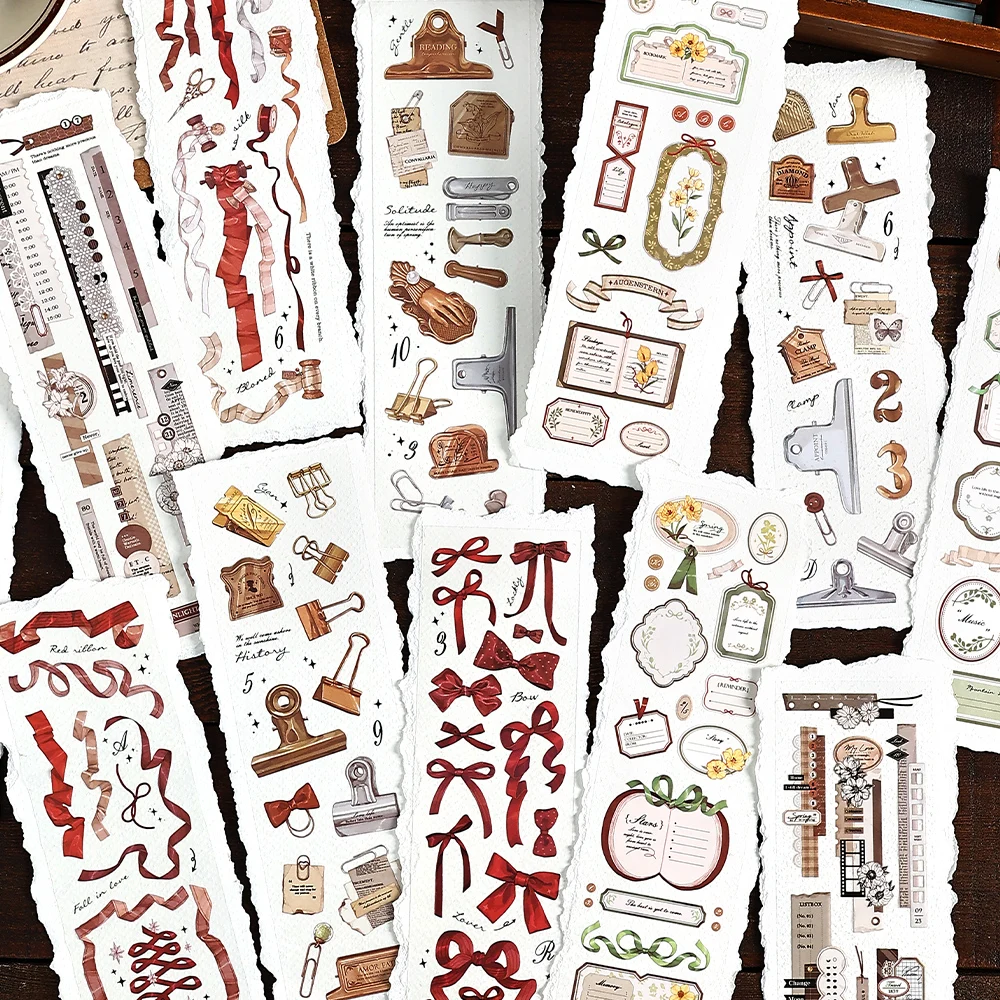 

8 упаковок/лот, серия «Реакция времени», милая ретро-декоративная наклейка для домашних животных